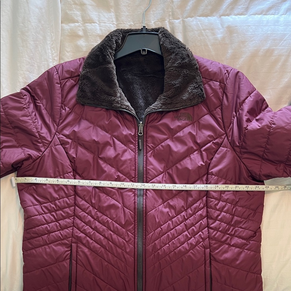 The North Face Women's Maroon Reversible Jacket Size XXL EUC - Picture 10 of 12